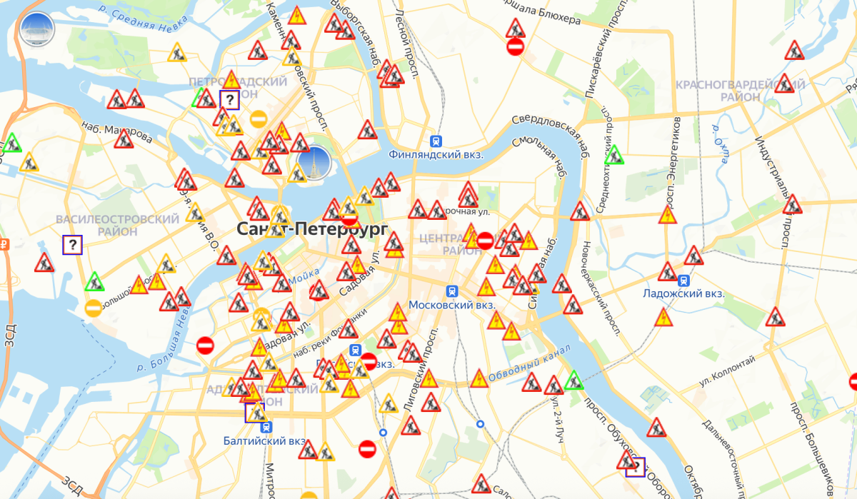     Яндекс-карта. Источник: gov.spb.ru Автор фото: Пресс-служба Администрации Санкт‑Петербурга