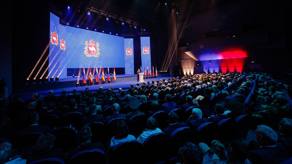 Обращение губернатора Челябинской области Алексея Текслера к депутатам заксобрания.📷Фото: Олег Кормильцев