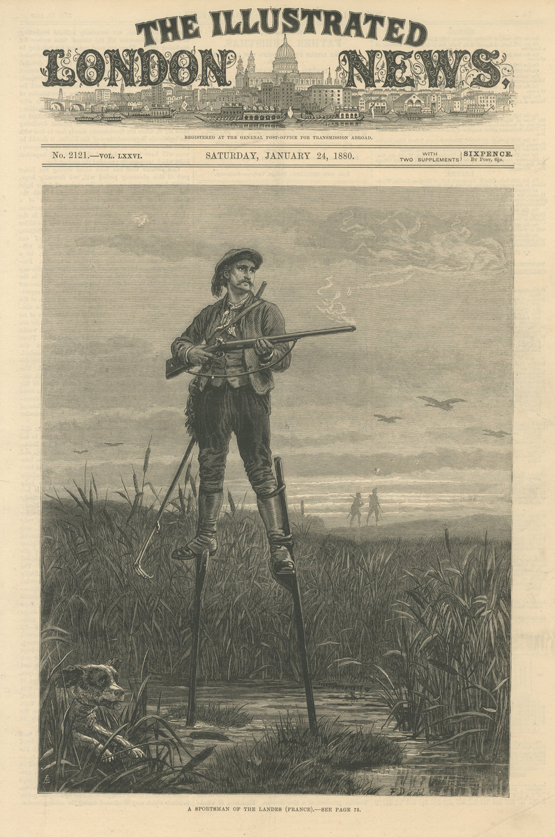 Французский охотник на ходулях