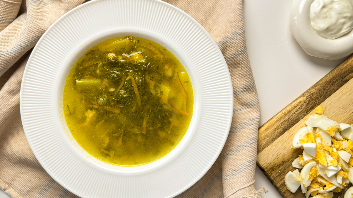 Щавелевый суп, как у бабушки