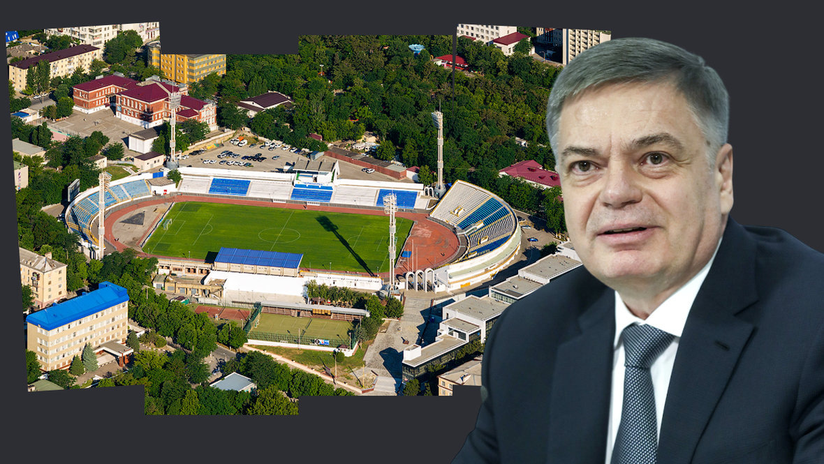    Сергей Шишкарев раскритиковал стадион «Черноморца».Федор Успенский/СЭ, ФК «Черноморец»