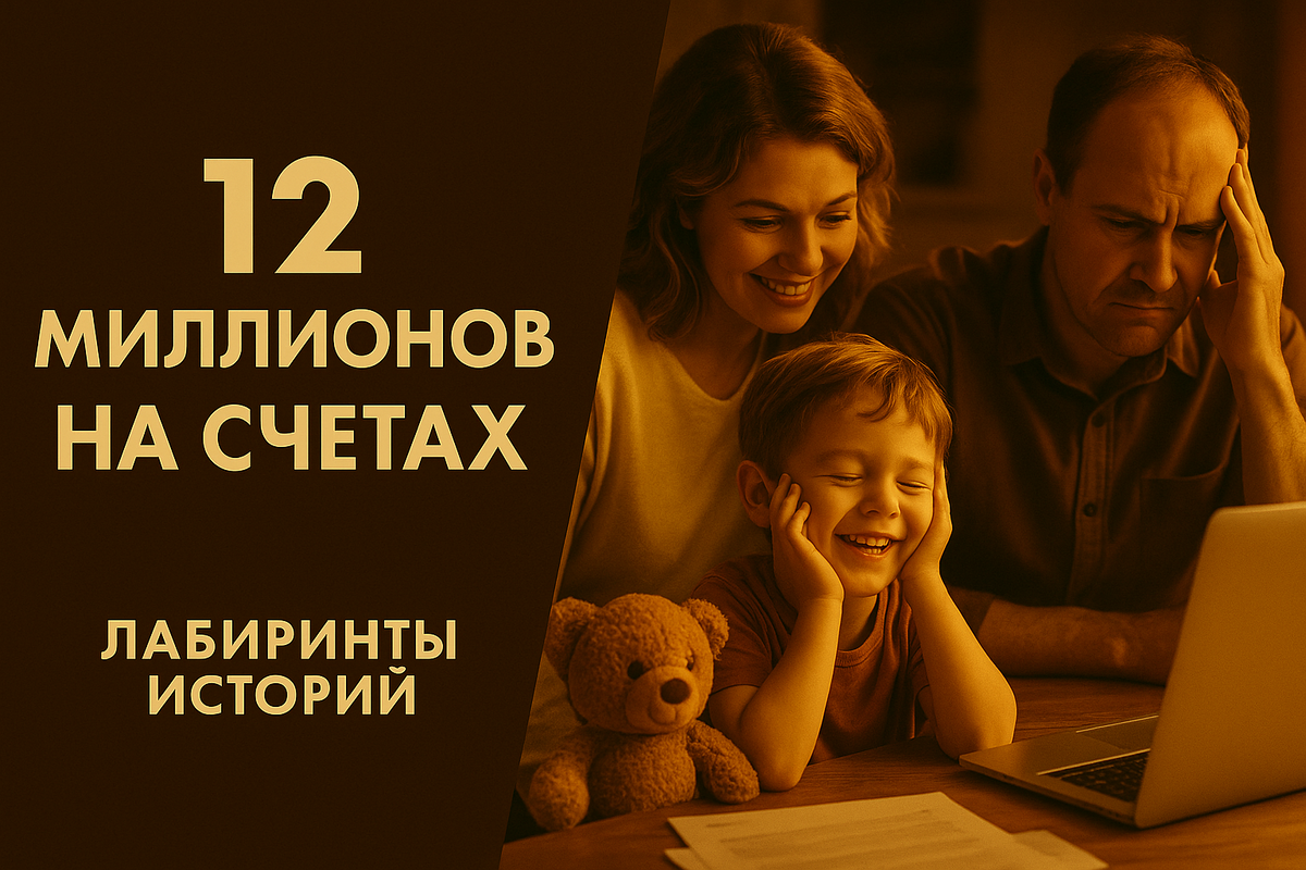 Муж подал на развод и требует половину квартиры — но не знает про мои 12 миллионов на счетах