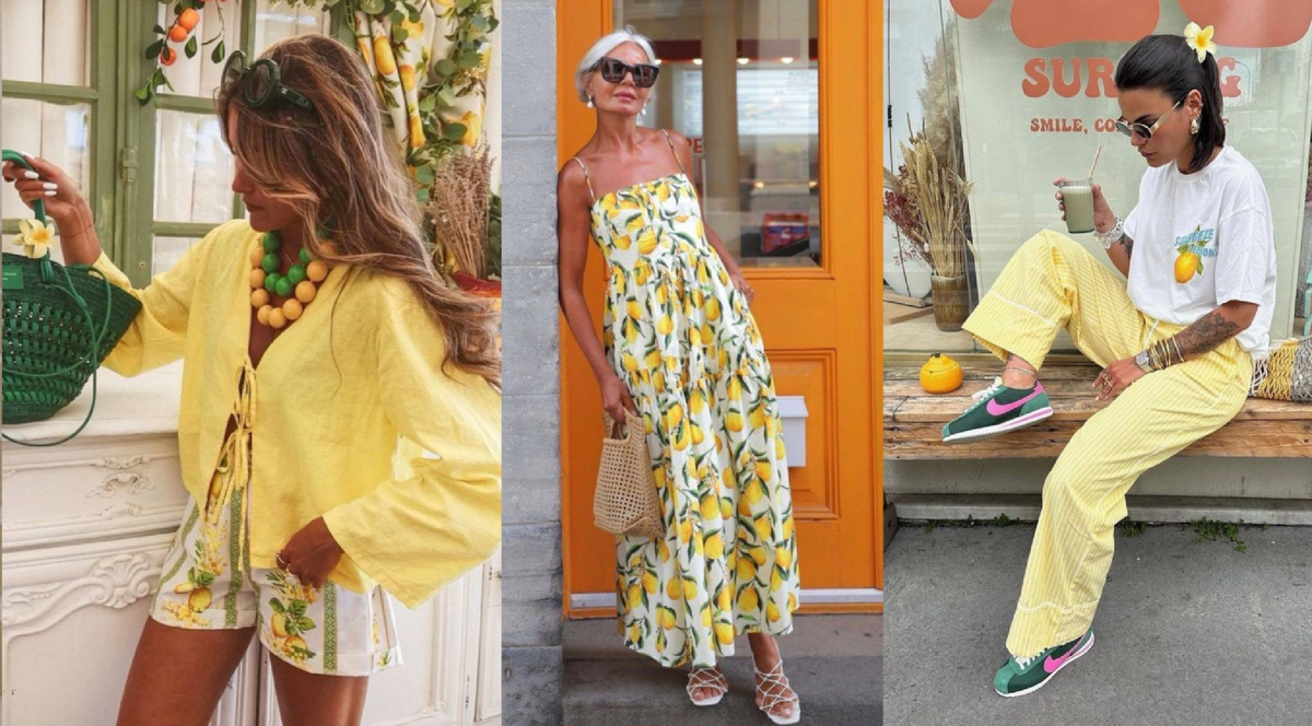 Лимонный принт. Тренд лета