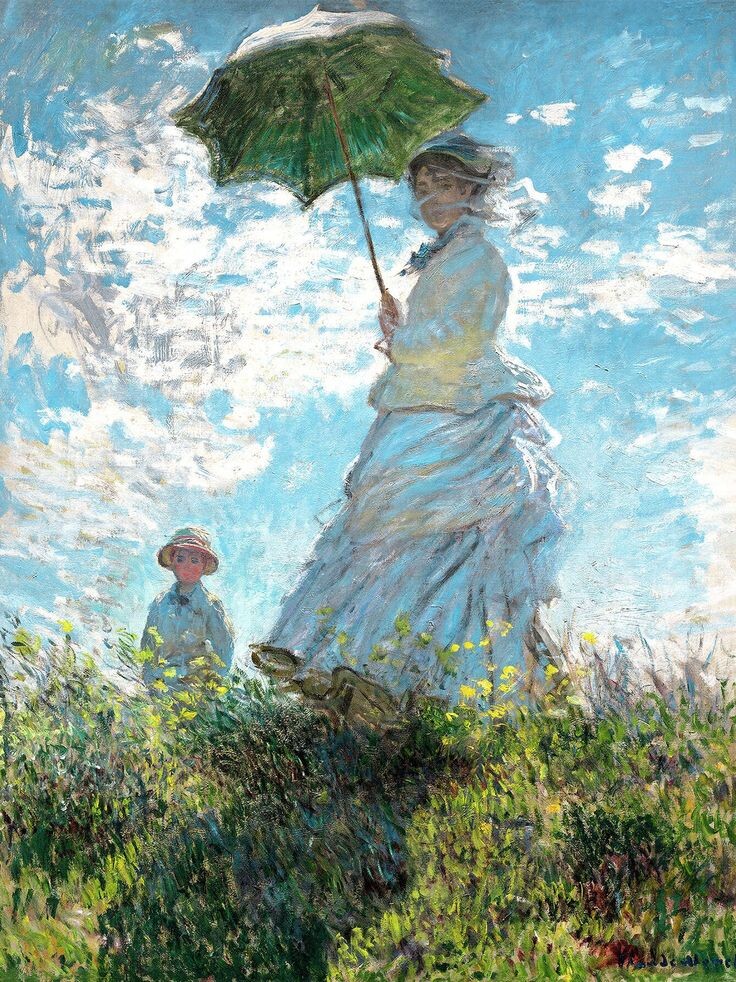 "Камила Моне с сыном Жаном" Клад Моне