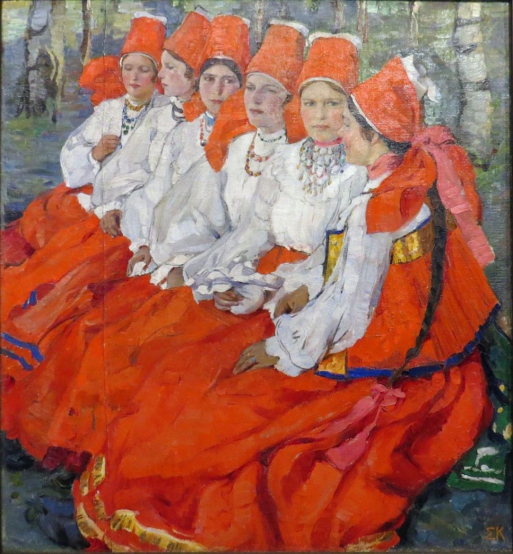 Елена Кисилева "Невесты. Троицын день" (1907)