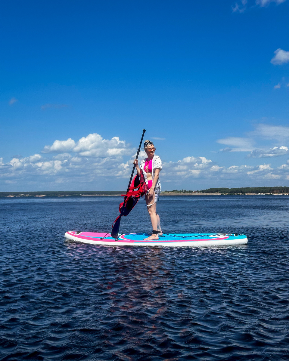 А еще можно устроить сплав на SUP-досках по Волге