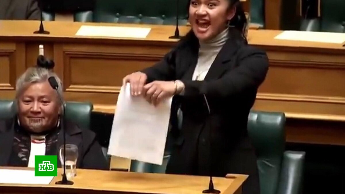    В Новой Зеландии депутаты в знак протеста исполнили воинственный танец