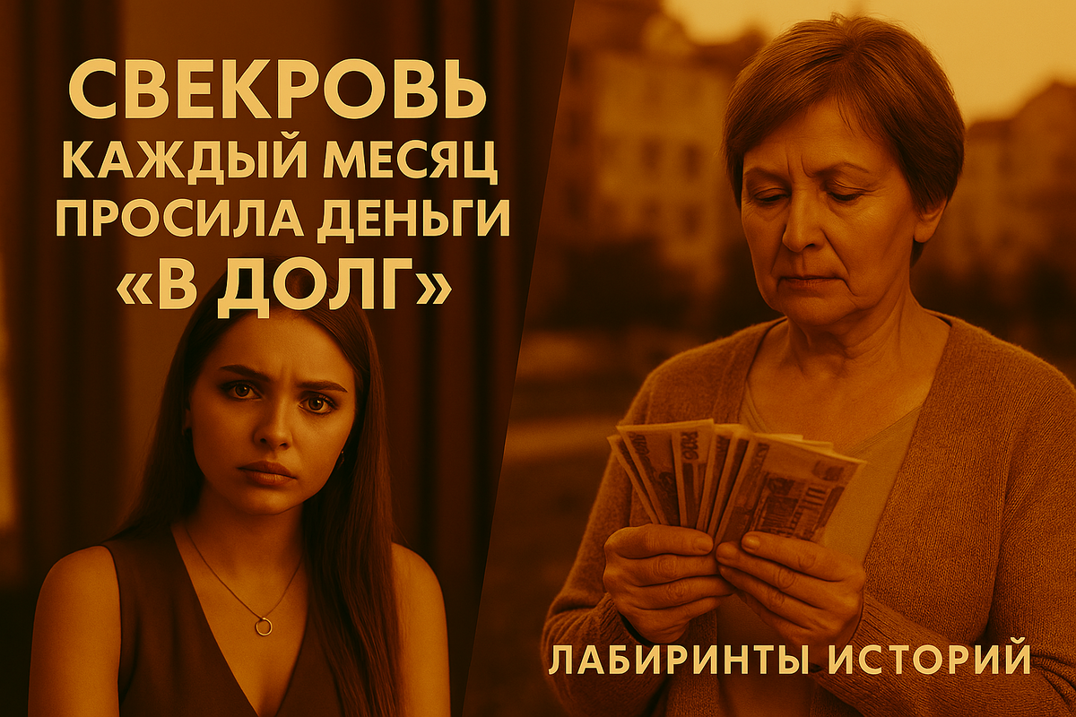 Свекровь каждый месяц просила деньги "в долг" — оказалось, копила на квартиру для младшего сына