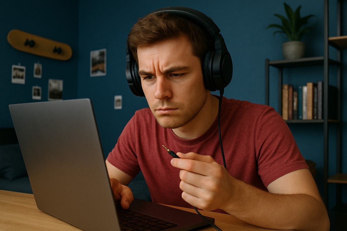 Покопайтесь в настройках и, возможно, вы узнаете, почему на ноутбуке пропал звук. Источник: нейросеть📷
