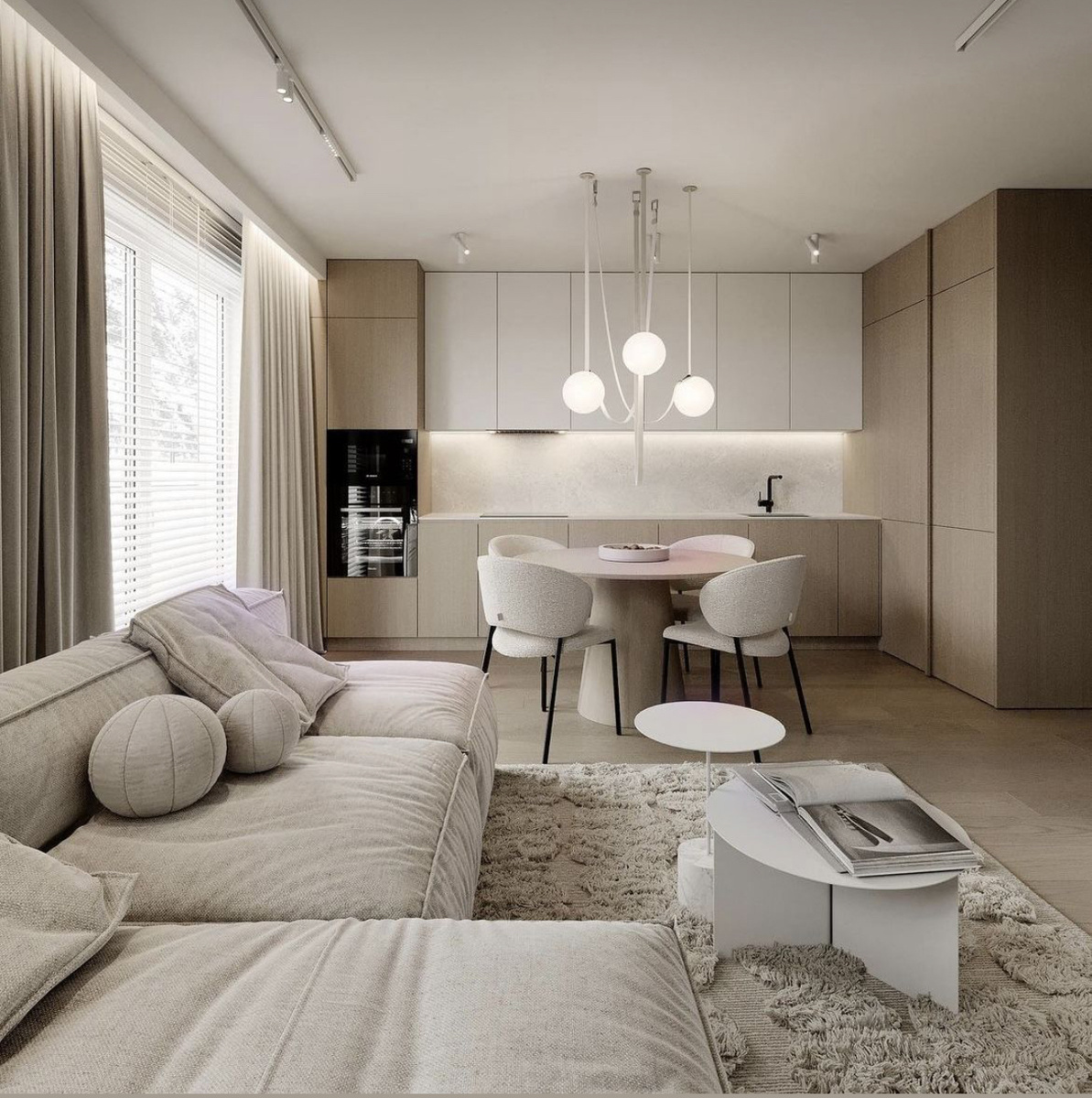 Мягкие плавные линии, природные оттенки цветов, натуральные материалы - это отличительнвеиособенности стиля джапанди