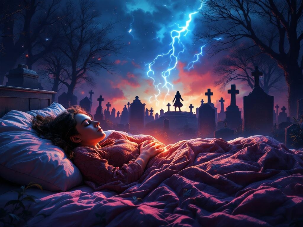    К чему такое снится: На картине изображена игра "Кальмар", где семья и друзья в напряжении участвуют в состязании. Бабушка выделяется среди всех, стоя в центре со зловещей осанкой, что н