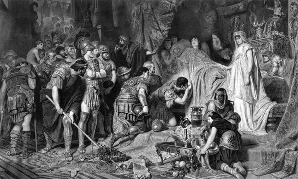 Карл Теодор фон Пилоти. Смерть Александра Великого. 1885