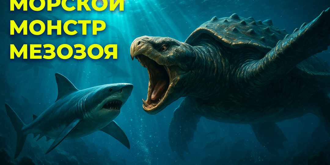 Черепаха Размером с Машину: Архелон - Монстр Древнего Океана
