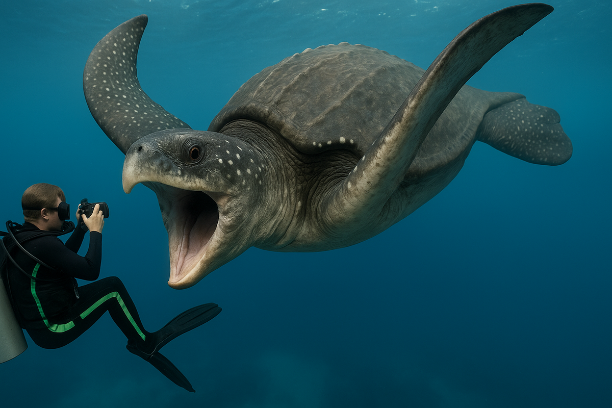 Размеры Архелона внушительные, как размеры легкового автомобиля