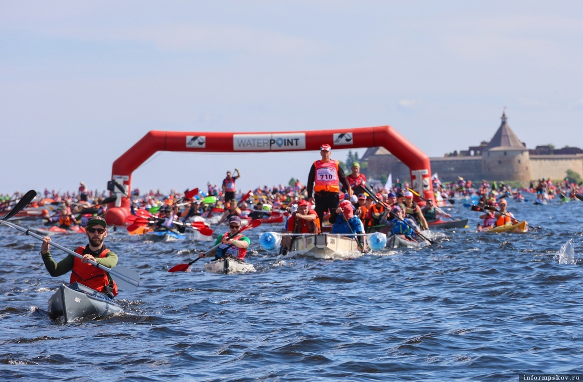 Фото: Псковская федерация гребли на лодках «Дракон»
