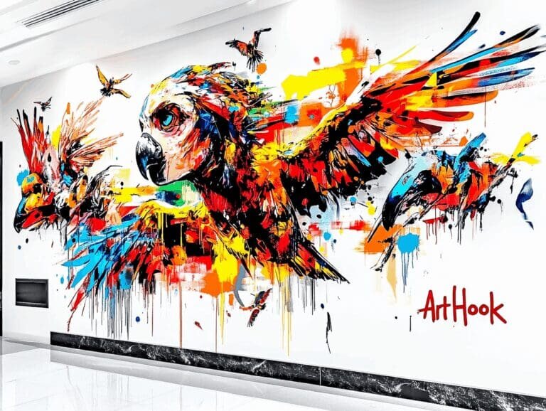    3D граффити на стене: как создать волшебство и изменить интерьер навсегда Art-Hook.Ru