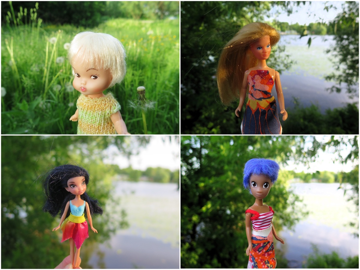Хильди Remco 1964,  Barbie Rock Flower 1971-1974, Winx 2010е, W.I.T.C.H. 2000е