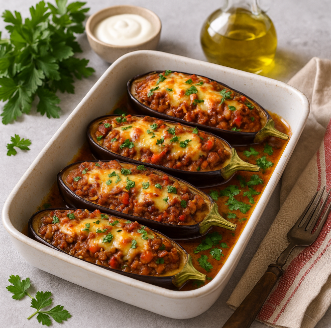 Фаршированные баклажаны рецепты от Дарики