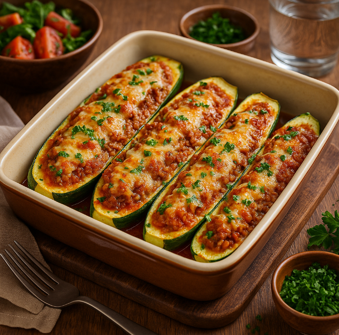 Фаршированные кабачки рецепты от Дарики