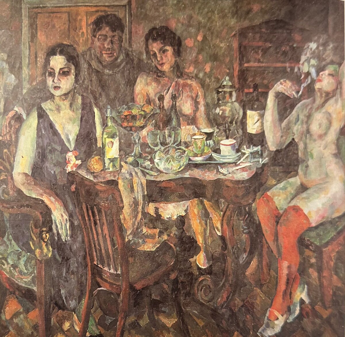 Аристарх Лентулов. «В мастерской художника». 1923