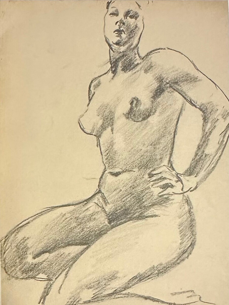 Александр Дейнека. «Обнажённая модель». 1948