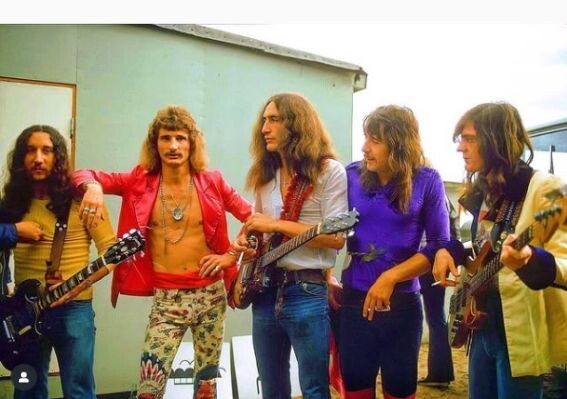 Группа Uriah Heep в "золотом" составе 1972-1974 гг.