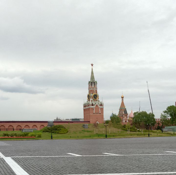 Спасская башня. Вид с территории Кремля. Фото авторское