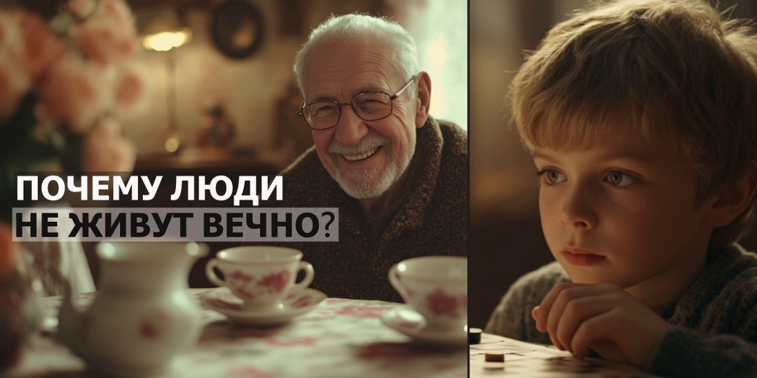 Почему люди не живут вечно? - спросил внук своего дедушку