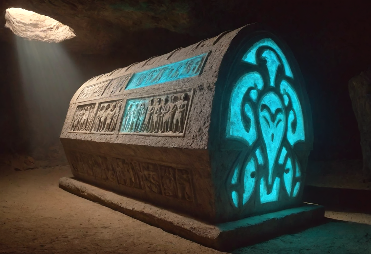 Литые саркофаги.