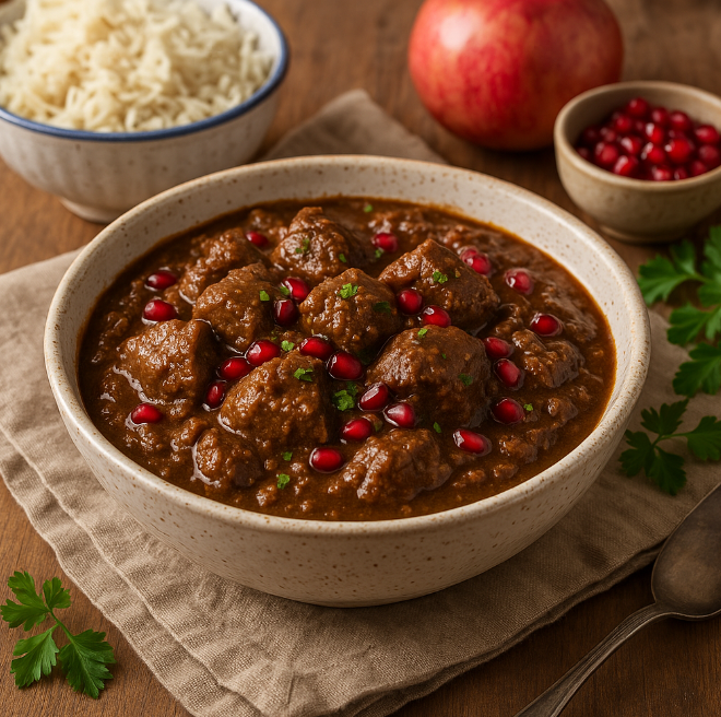 Иранский фесенджан с мясом рецепты от Дарики