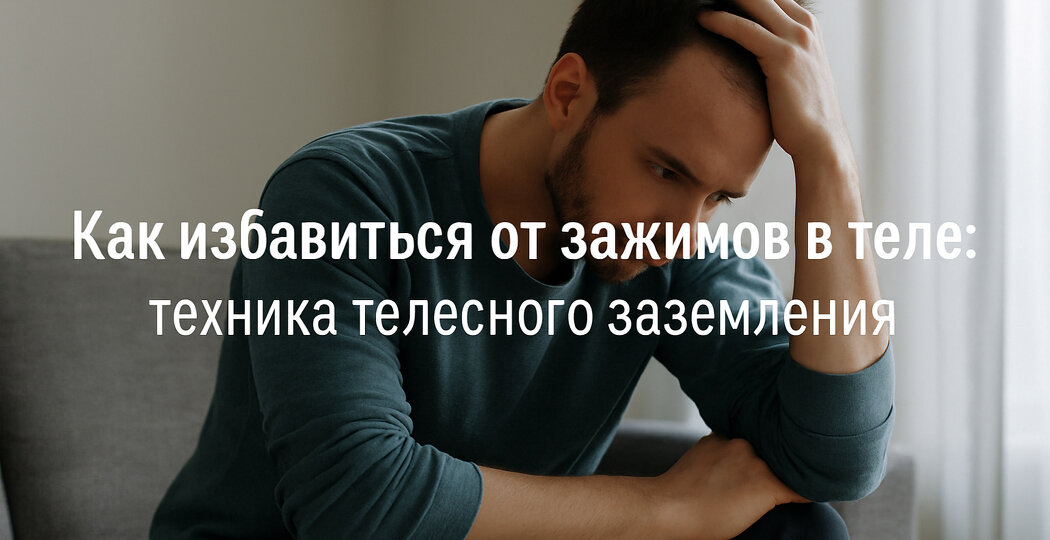 Как избавиться от зажимов и напряжения в теле: техника телесного заземления