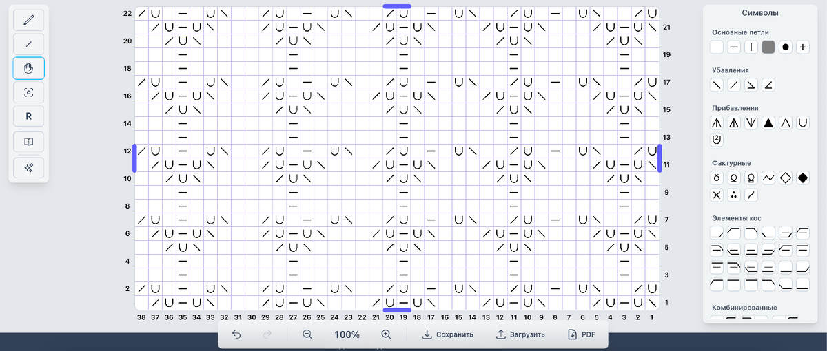 Пример схемы сгенерированный AI
