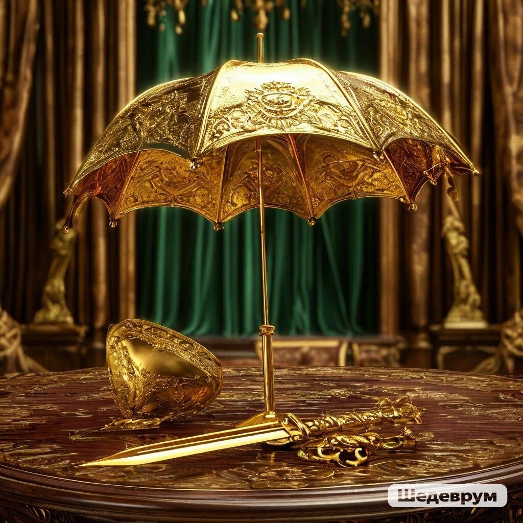 Золотой зонтик