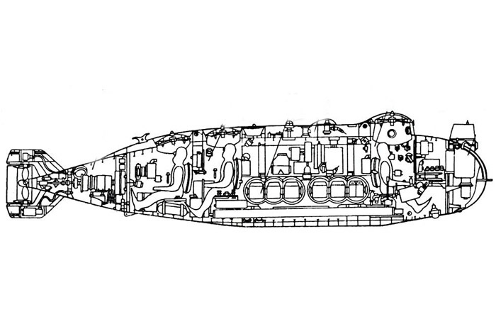 Компоновка подводной лодки./ Фото: dzen.ru
