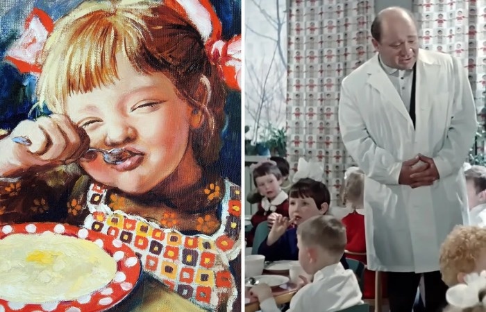 На манной каше многие поколения выросли.