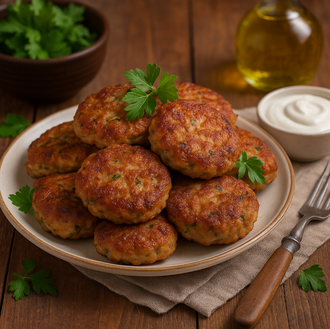 Мясные оладьи рецепты от Дарики