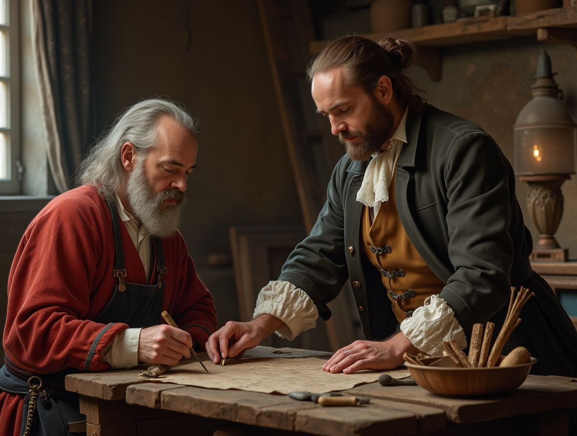 Петр I изучает новое ремесло как способ отдыха