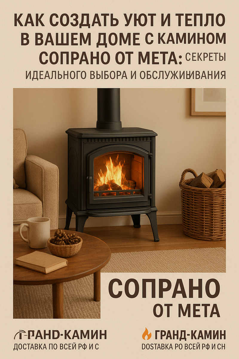    Как создать уют и тепло в вашем доме с камином Сопрано от Мета: секреты идеального выбора и обслуживания Kamin