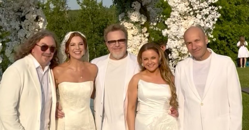 От Пескова до Гагариной: все звезды на белой свадьбе Натальи Подольской и Владимира Преснякова