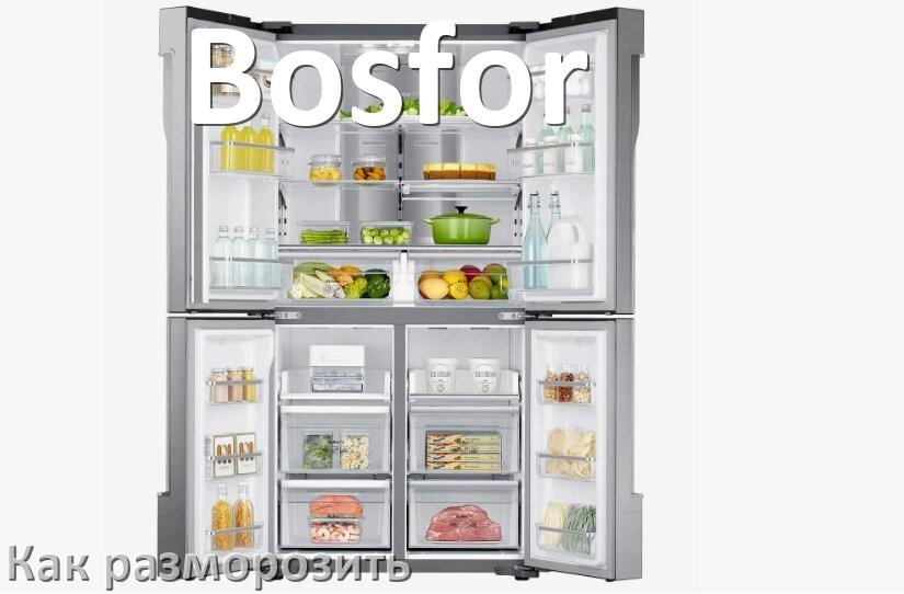 
Как разморозить холодильник Bosfor правильно и только морозильную камеру