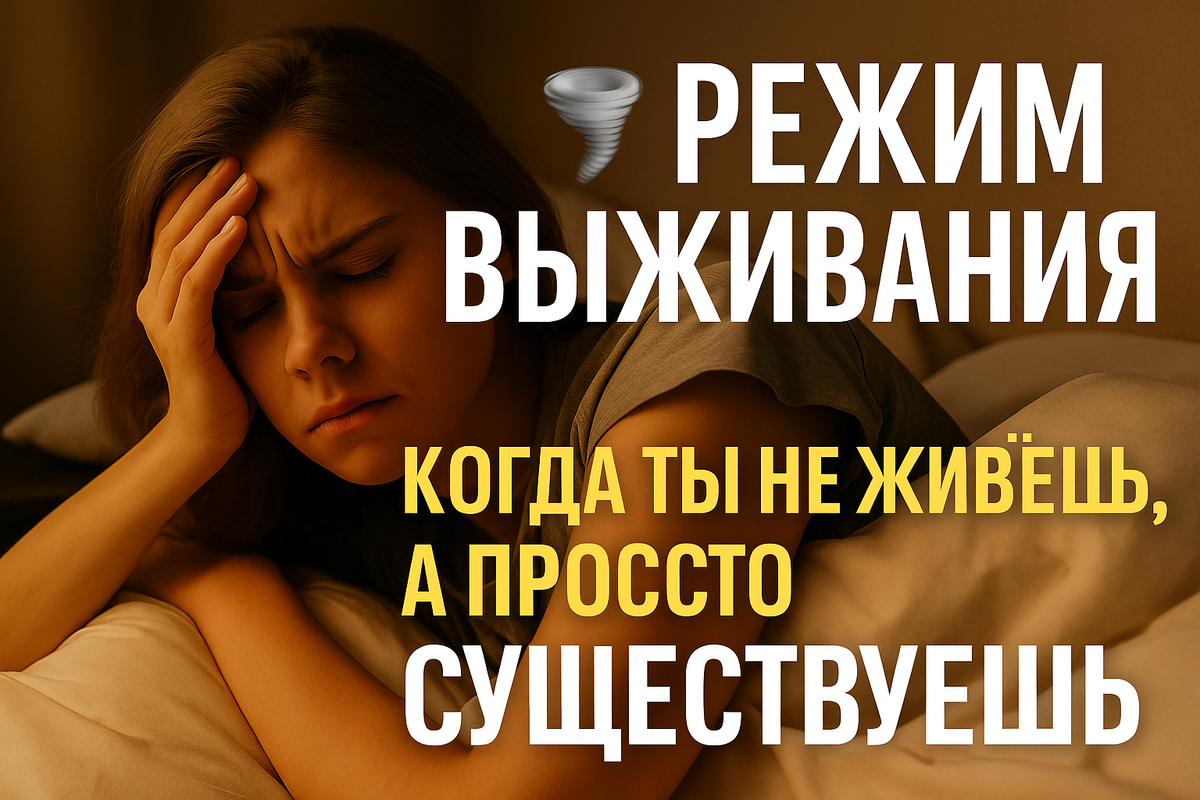 🌪 Режим выживания: когда ты не живёшь, а просто существуешь