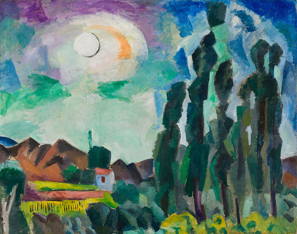 Роберт Фальк "Солнце. Крым. Козы", 1916 (Третьяковка)