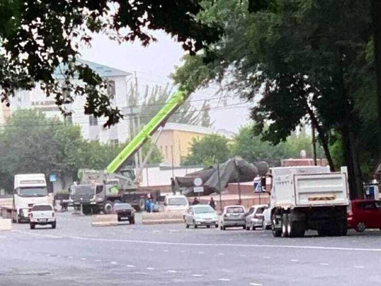     Фото из социальных сетей жителей города Ош.