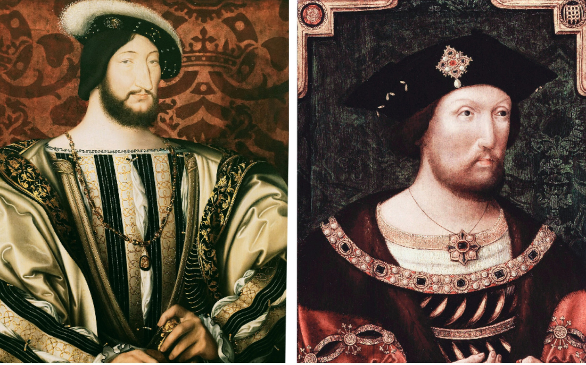 Генрих VIII и Франциск l.