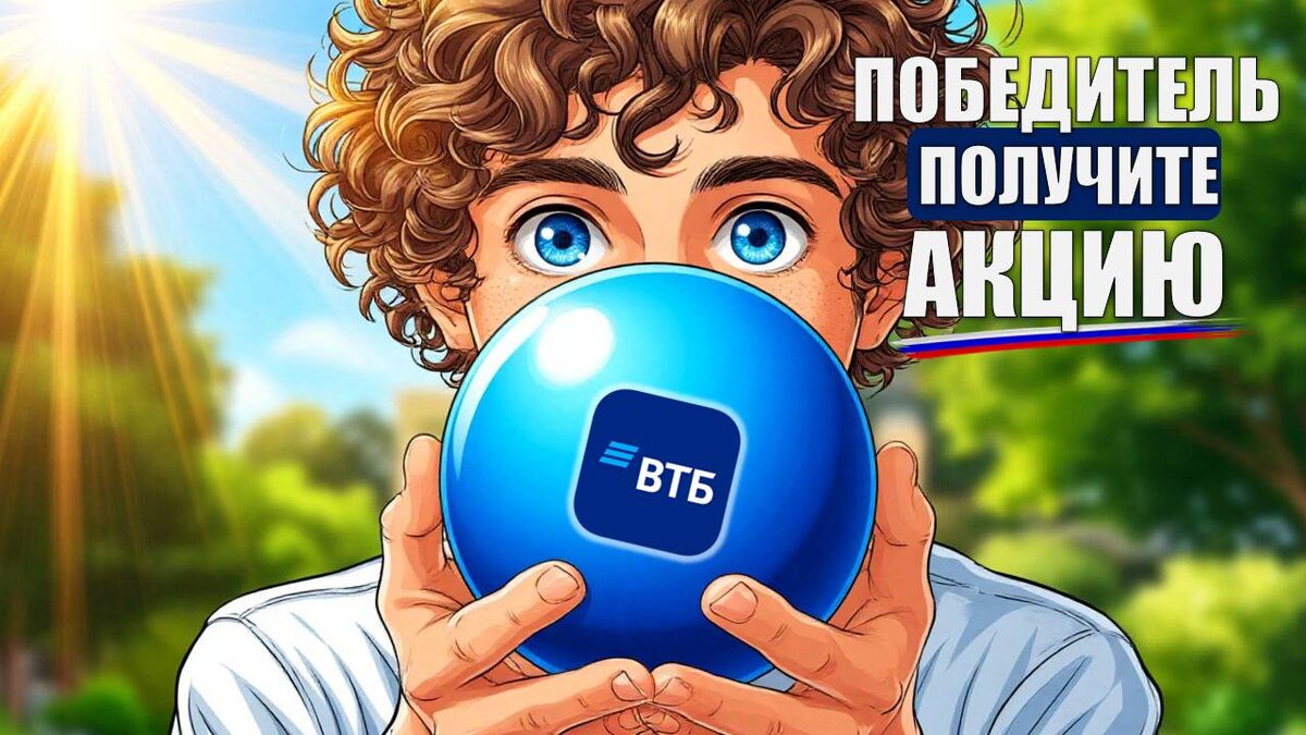 Имя счастливчика, которому 7 июня 2025 года достанется акция ВТБ, уже определено!