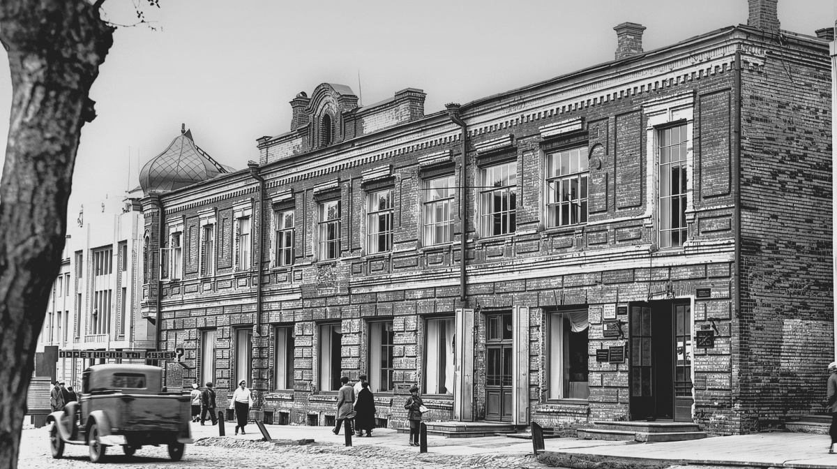 Дом Ф. Д. Маштакова. Свердлова, 15. Новосибирск. Историческая фотография.