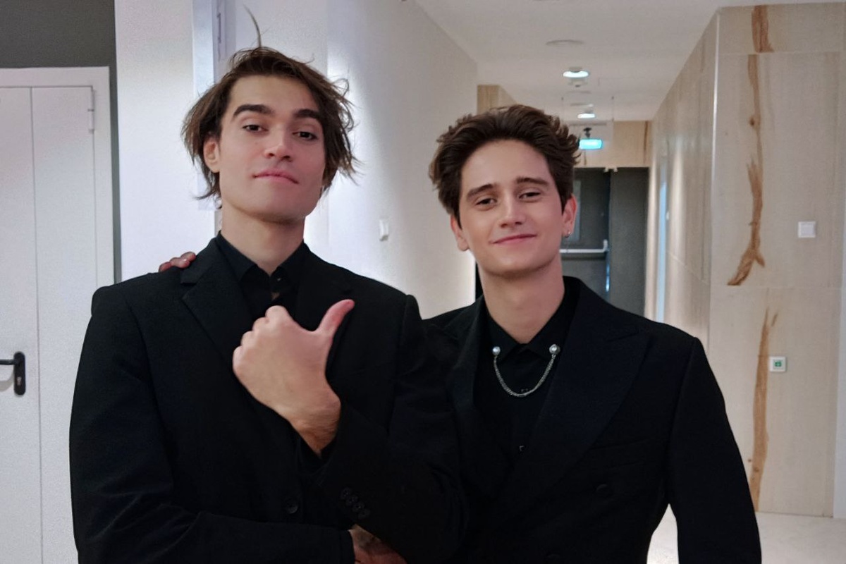 Алан Симонов и Даниэль Санкин после премьеры