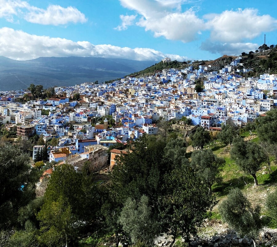 Вид на город со смотровой площадки