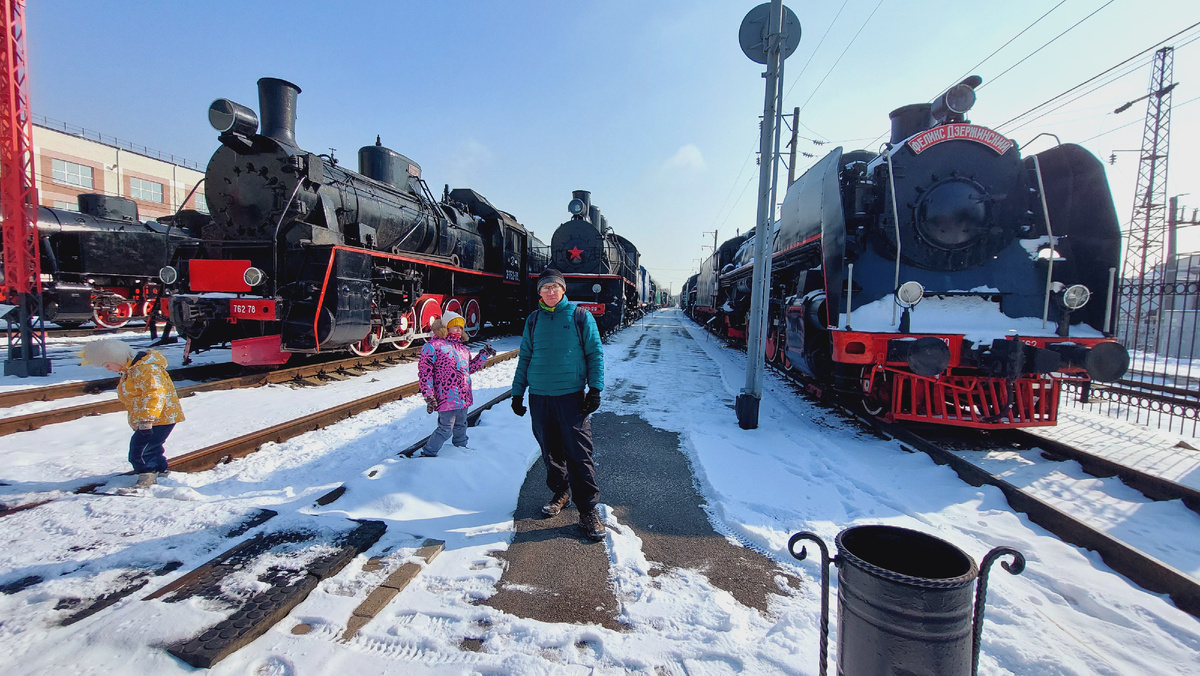 Ретропаровозы в музее Северо-Кавказской железной дороги |©yoklmnru2025