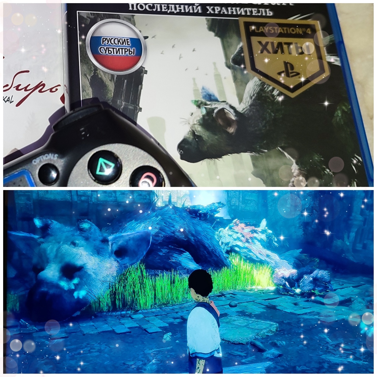 На фото обработанные мной скрины из игры "The Last Guardian", "Последний хранитель", руководитель разработки, ведущий дизайнер игры Фумито Уэда, разработчики SIE Japan Studio, Team Ico (Sony Computer Entertainment), 2016г. Скрины собраны в коллаж, который демонстрирует визуальный фон игры, а так же описанную ситуацию по прохождению игры, для оценки плюсов игры в этом направлении. Подробнее об игре рассказано ниже в статье. Все материалы размещены исключительно в информационных целях.